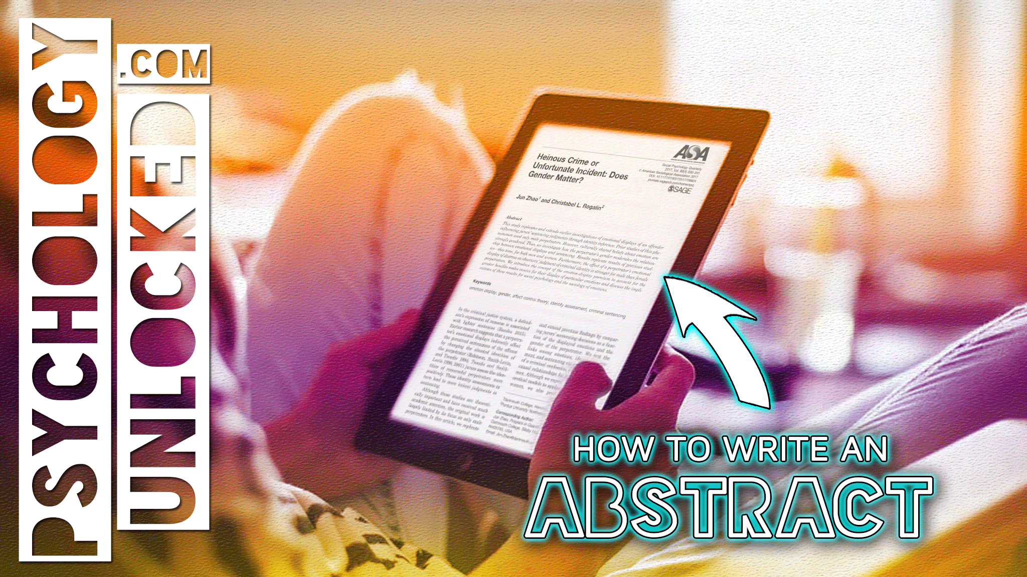 How to write an abstract for a scientific paper